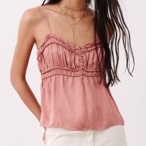 ba&sh Dusty Rose Camisole Top